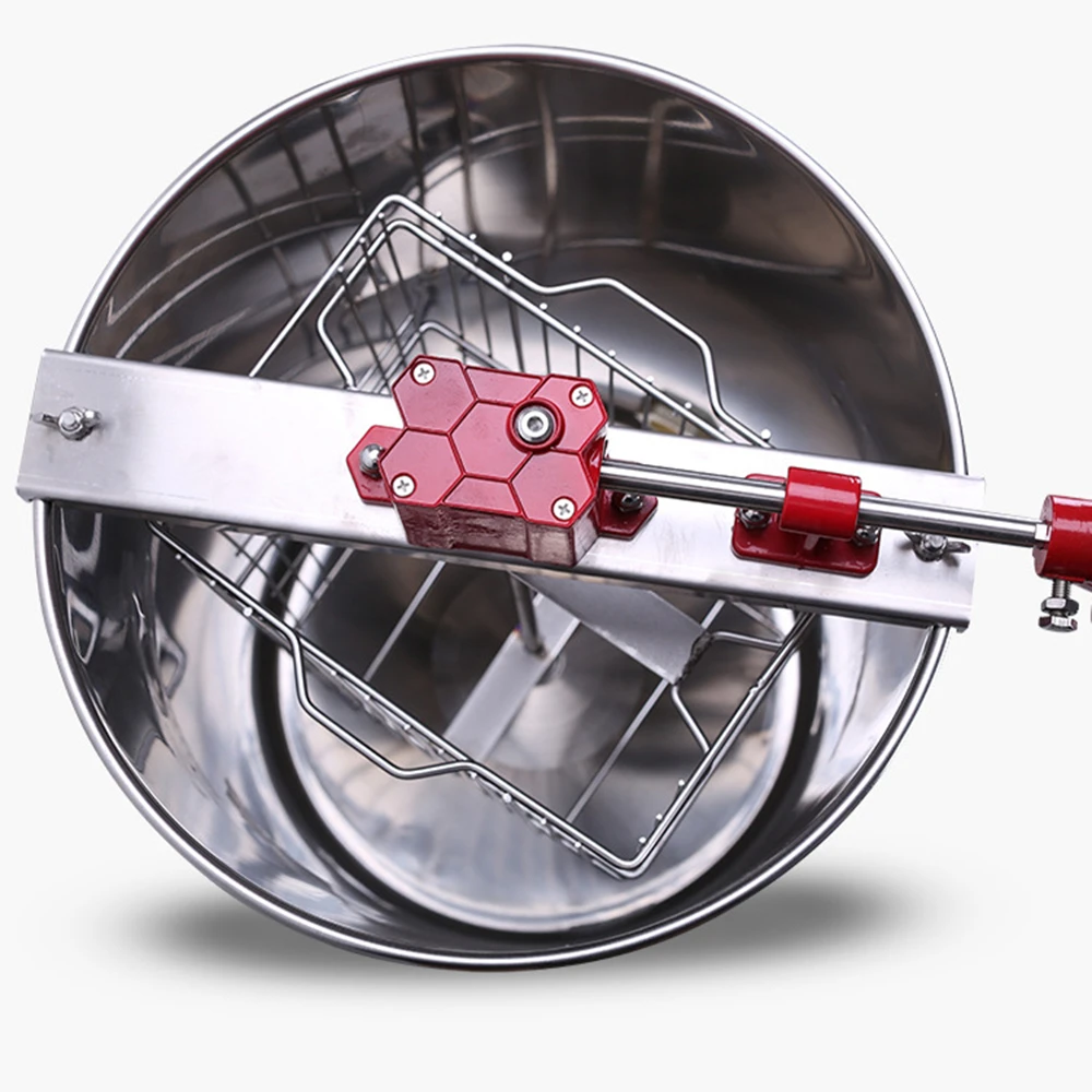 Manual Stainless Steel Honey Extractor Beekeeping Honey Centrifuge Machine for 2/3/4 Deep Frames Honeycomb Extraction Equipment