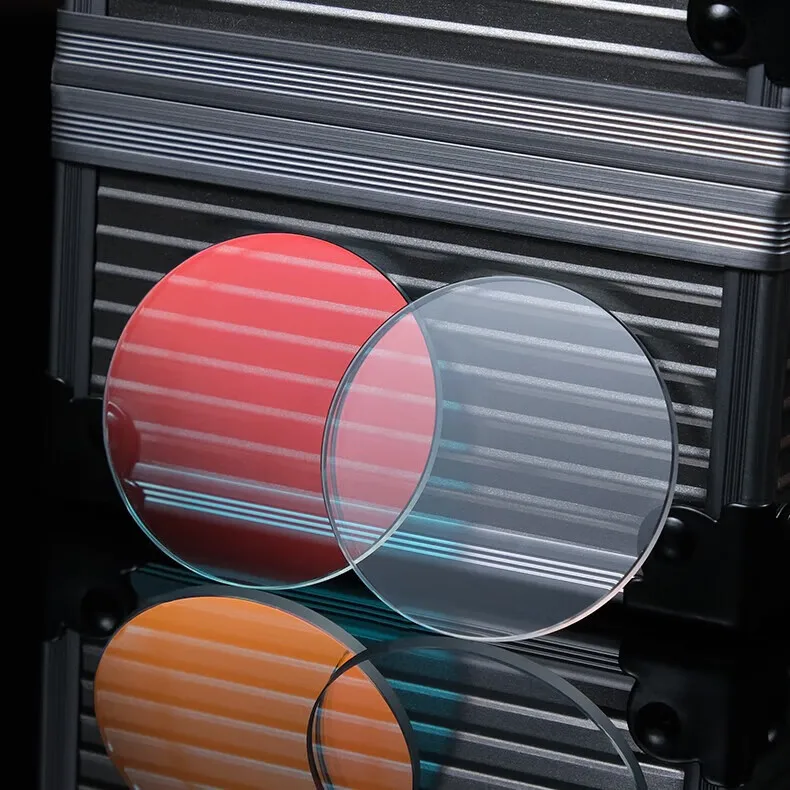 時計レンズ用透明ガラスミラー,ミネラル,白,虹色,赤色光,dz4318,dz4323,dz4344,dz4500,dz4512,dz4476