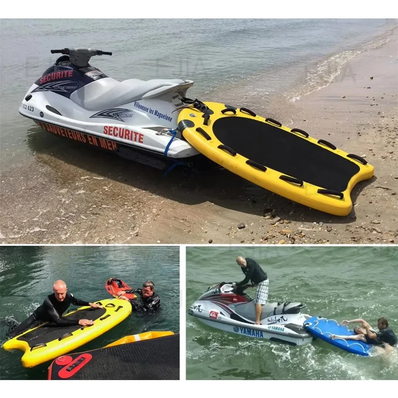 Lifesaving Rescue BoardSurfing Board Floating Wate Mat Stock Inflatable  Inflatable Jet Ski Sled Board For Water/Ice/surf Rescue