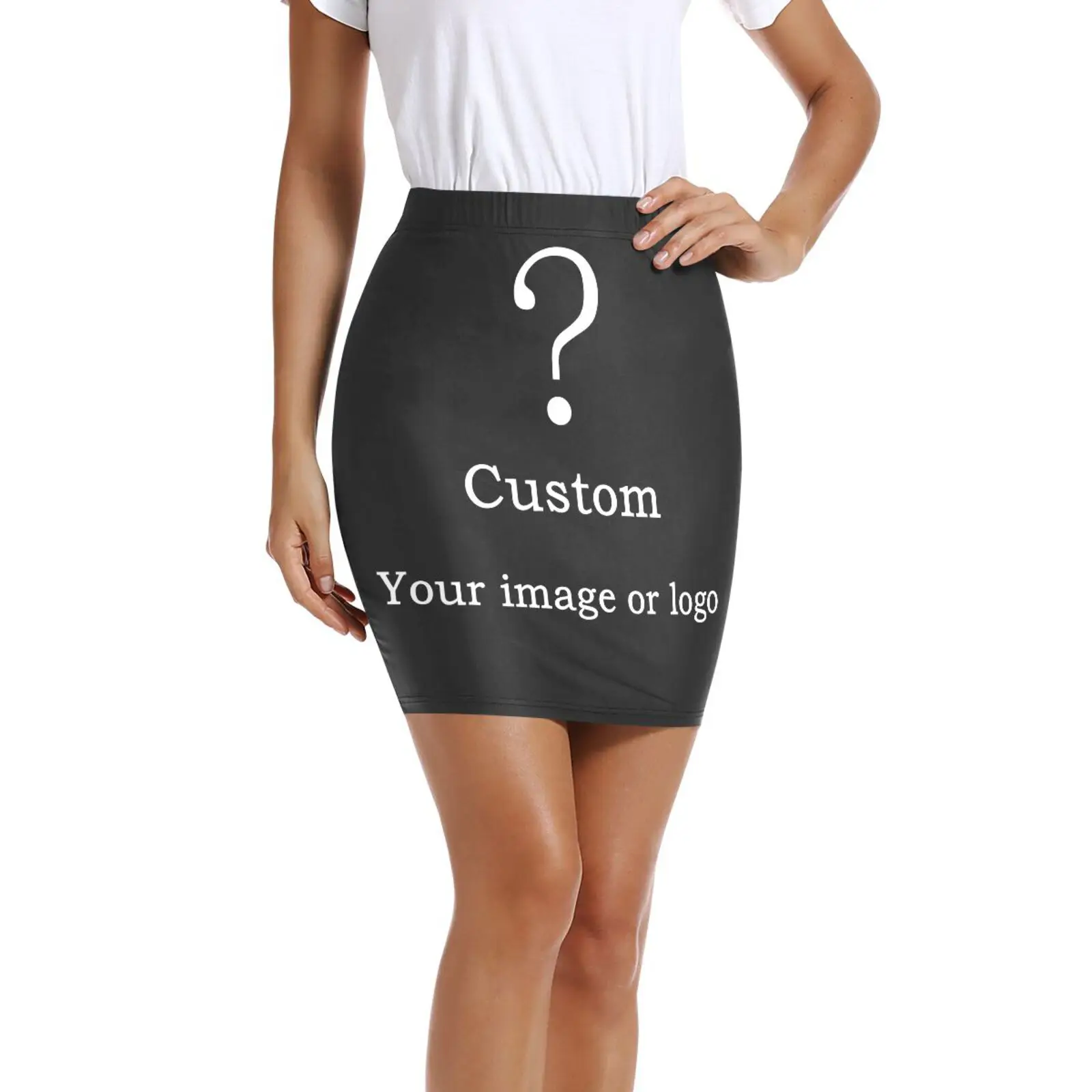 

Fashion Custom Women Mini Pencil Skirt Slim Elegant High Waist Summer Sexy Girl Short Skirt Bag Hip Tight Office Party Dress