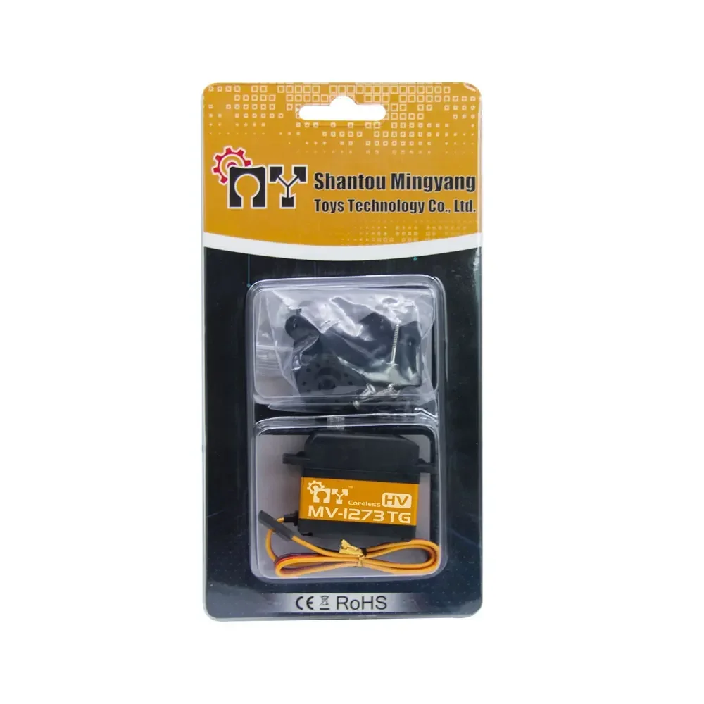 OverShoot MY Servo MV-1273TG 7.4V 16KG engrenages en titane sans noyau Standard Servo numérique Savox 1273TG pour pièces d'hélicoptère Rc