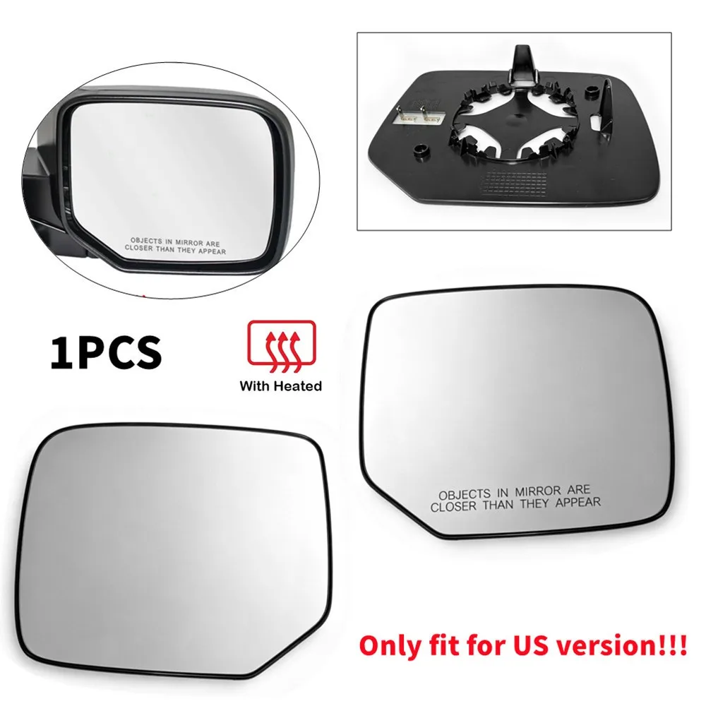 

For Honda Pilot 2009-2015 US version 1PCS Outer Rearview Side Wing Mirror Glass Lens Reflector Len Car Accessories w/ Heated