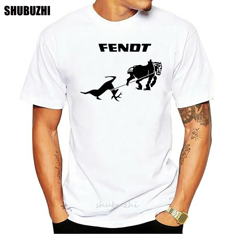 Fendt Short Sleeve Men's T-Shirt cotton tshirt men summer fashion t-shirt euro size fashion t-shirt men cotton brand teeshirt