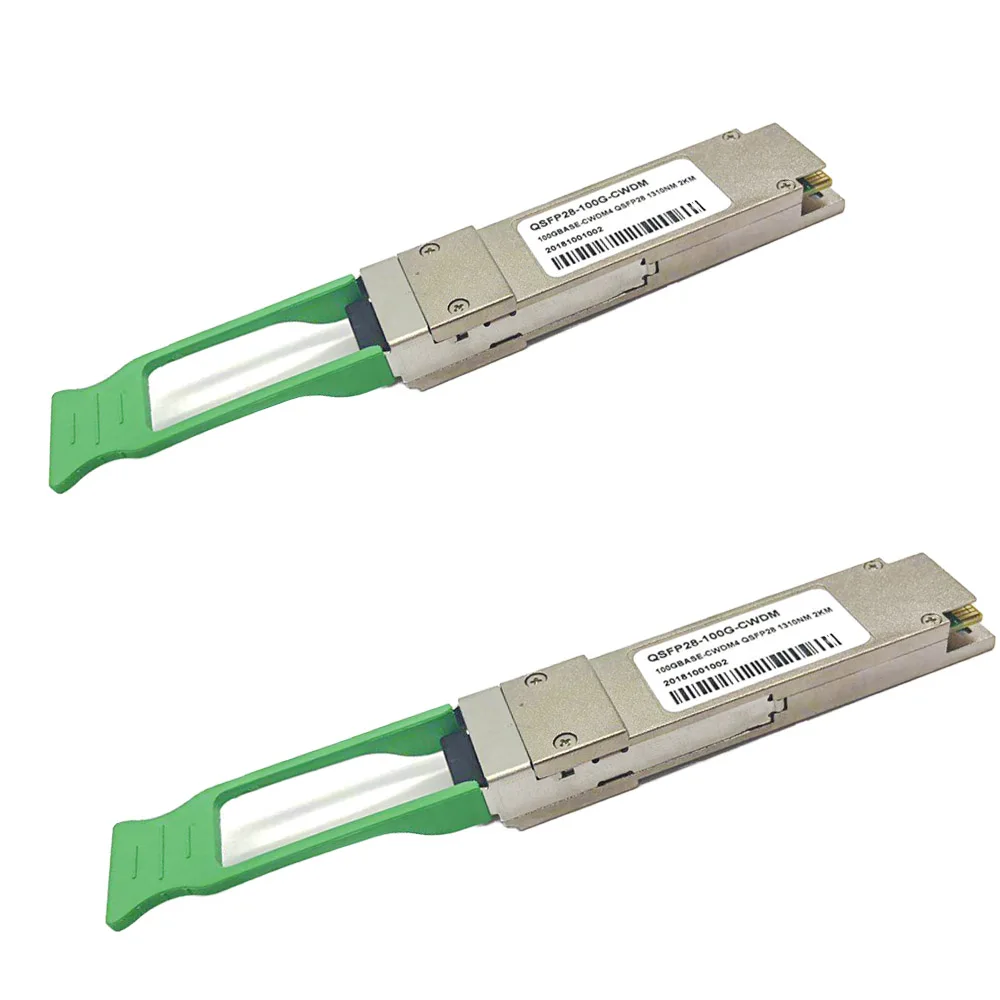 

Модуль SFP QSFP28 CWDM4 Оптический трансивер 2 км с полным цифровым диагностическим мониторингом в реальном времени и язычком