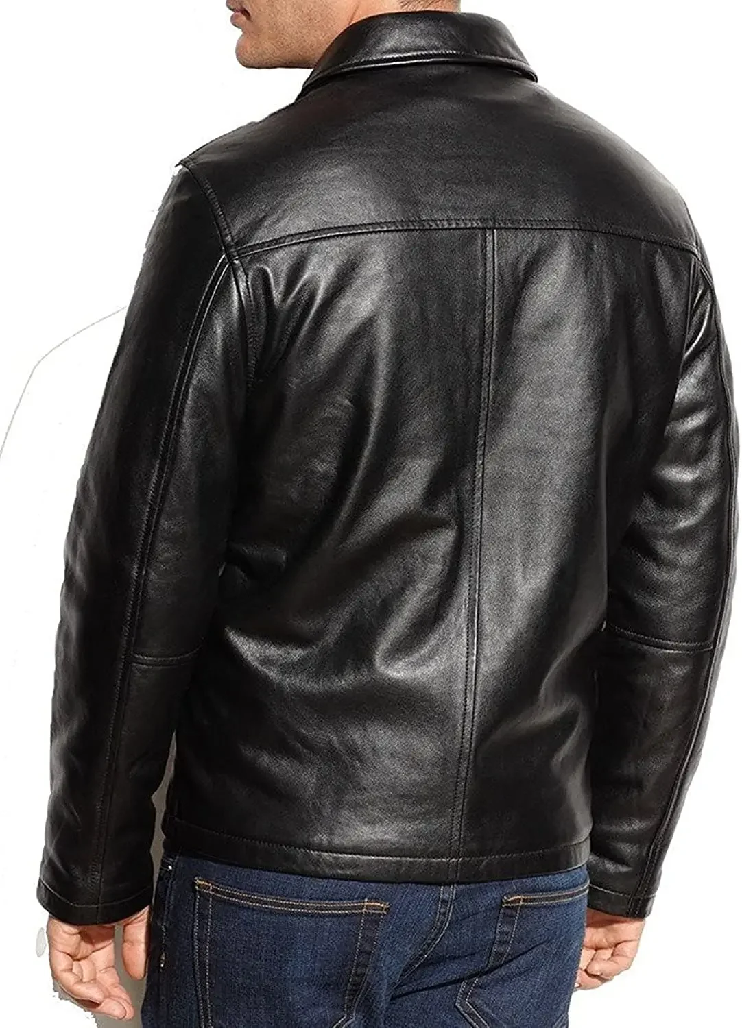 PU Leather Jacket Men Black Soft Faux Leather Jacket Motorcycle Biker Fashion Leather Coats Male Bomber Jacket Pockets Clothes