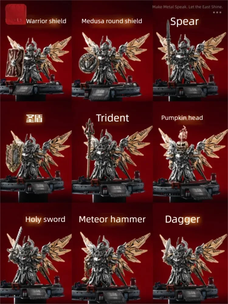 Mecha Judicator Metal Figure DIY Model Desktop Magnetic Stress-Relief Mini Figure Collectible