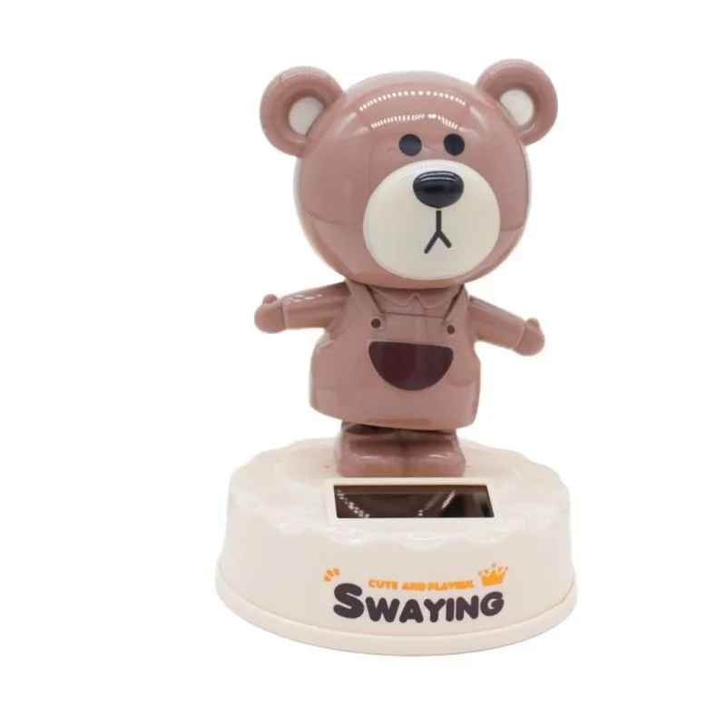 Hot Selling Car Interior Ornaments, Spaceman Bear Nod Ornaments, Easy Bear Dolls, Solar Car Ornaments