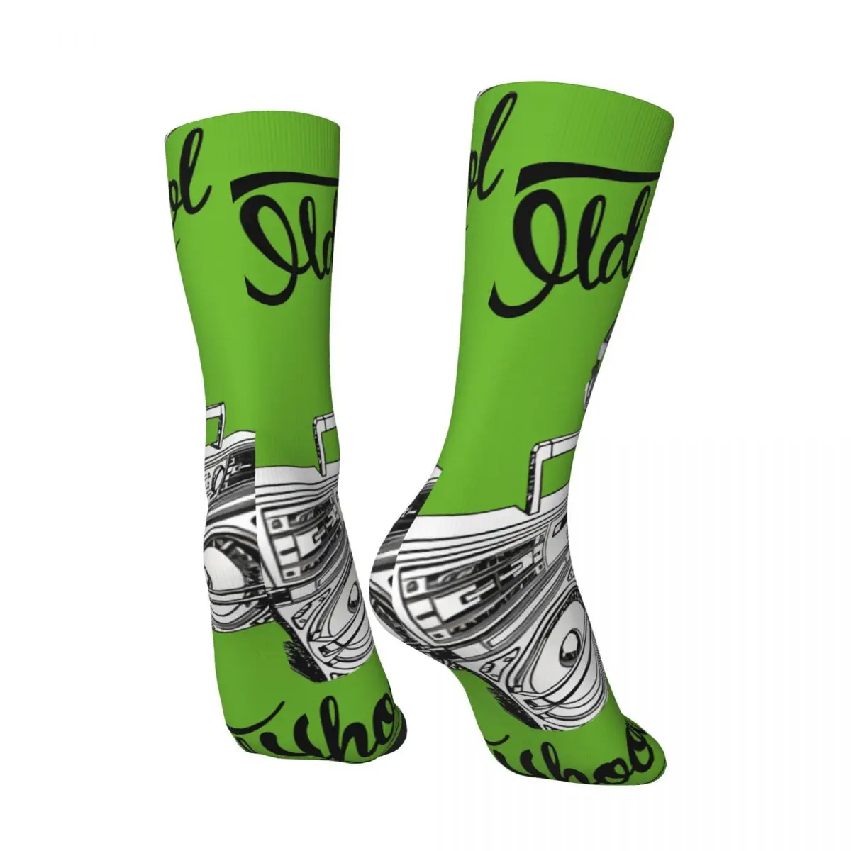 Hip Hop Vintage Hip Hop Old School Men's graphic Socks Unisex hip hop skull Harajuku Pattern Printed Novelty Crew Sock fugees