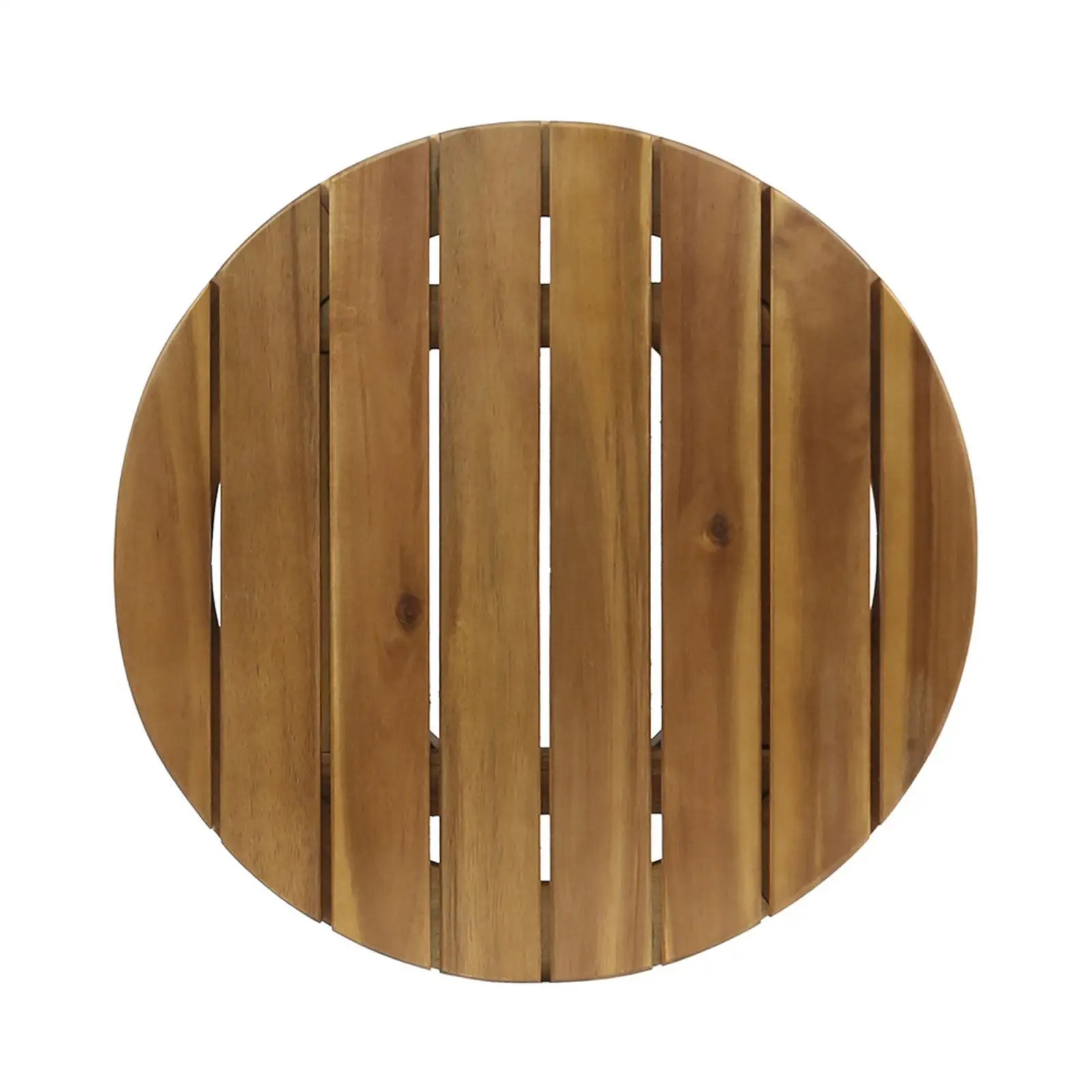 طاولة جانبية من خشب السنط مقاس 16 بوصة للاستخدام الخارجي، لمسة نهائية من خشب الساج #1