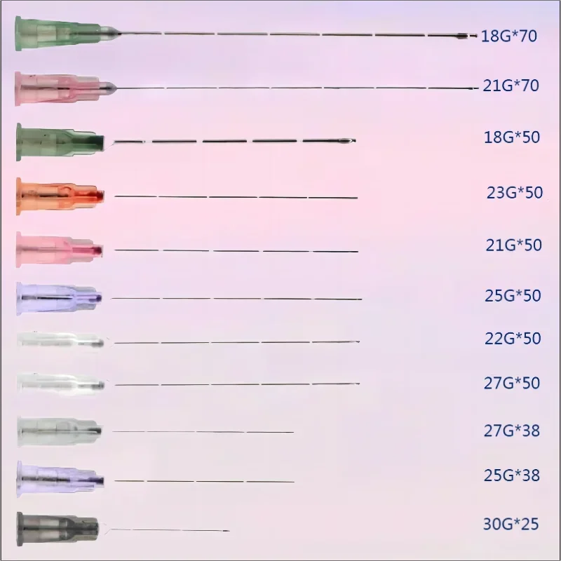 Aktionspreis 50 Stück/Box Einwegkanüle Sterilität stumpfe Kanüle Mikrospitze -Kanüle