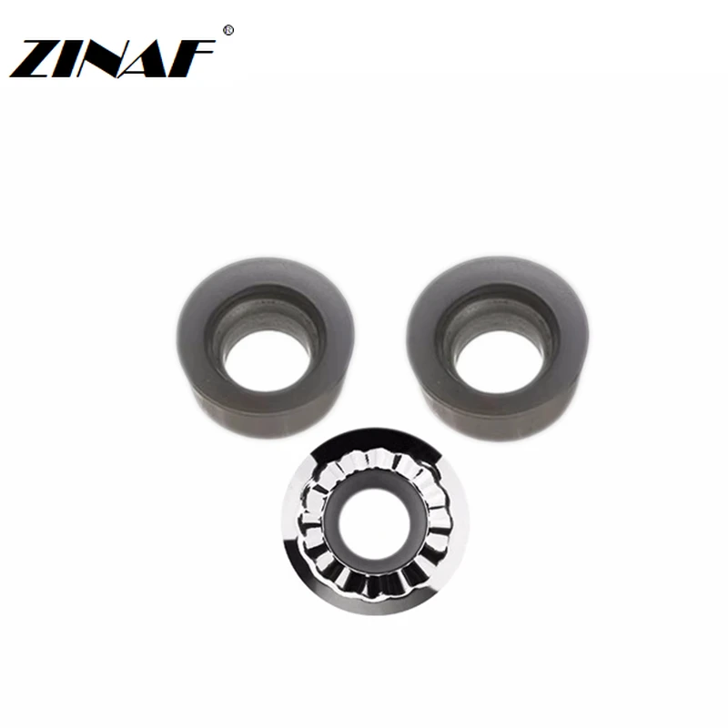 Inserção de Carboneto de Alumínio Cnc Fresagem Máquina-ferramenta Processamento Aço Inoxidável Rcmt0602 Rcmt0602mo Rcgt0602mo 10 Pcs