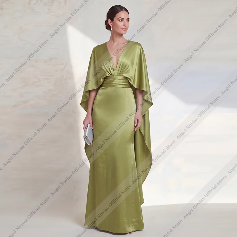 Vestidos largos de sirena verde salvia para la madre de la novia 2026, vestido de noche para fiesta de bodas, vestidos de madre de novia para bodas