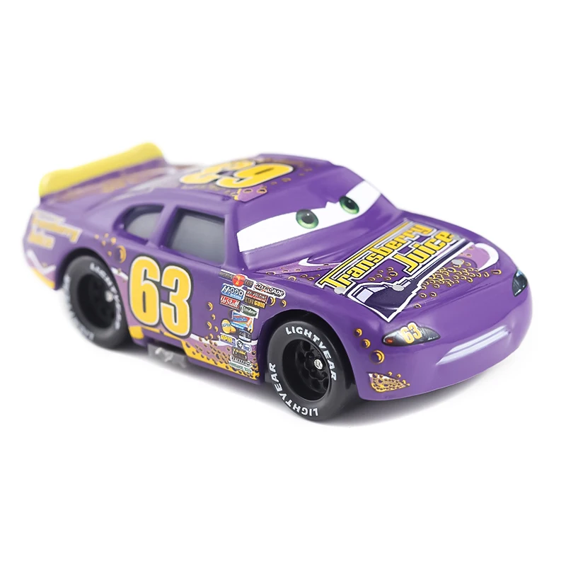 Diney Cars Pixar 1:55 Diecast Vehicle Metal Bodywork Alloy Material Anime Action Figure Lightning McQueen Kids Toy Birthday Gift