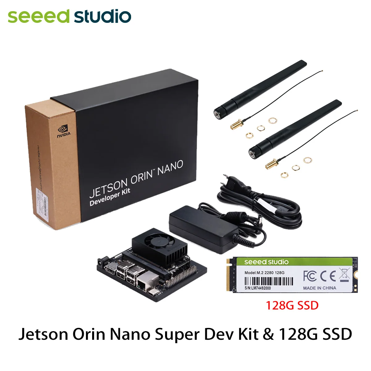 NVIDIA公式 Jetson Orin Nano スーパー開発者キット、8GB 67 TOPS、AI