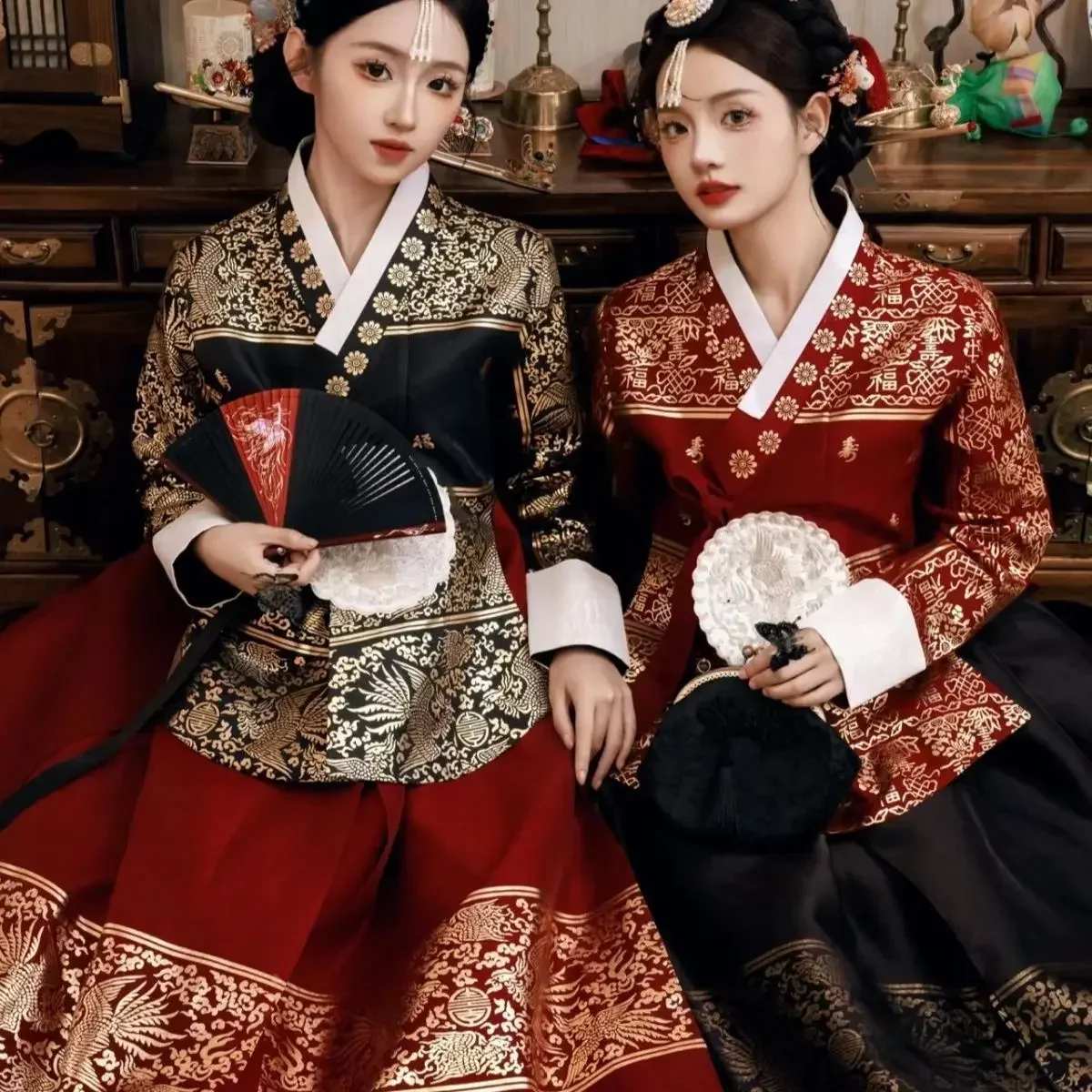 

Hanbok Korean Women Traditional Dress 2025 New Korean Style Costume Photography Clothes Vintage Festival Retro Folk Dance 2025