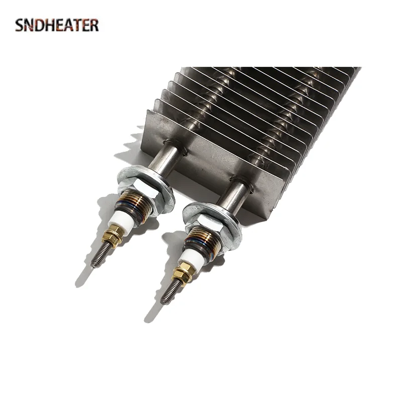 SNDHEATER 230 فولت الهواء الساخن مربع الزعانف سخان M16 خيط من الفولاذ المقاوم للصدأ 70x35 مللي متر عنصر التدفئة زعنفة 200/300/400/500 مللي متر لمنفاخ