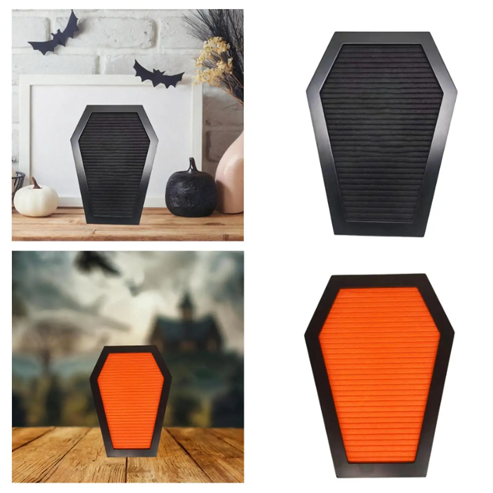 กระดานติดข้อความ กระดานติดตัวอักษร ตกแต่งฮาโลวีนสไตล์แม่มด ตกแต่งโรงเรียนสไตล์โกธิค กระดานประกาศข้อความผ้าสักหลาด สไตล์หลอน