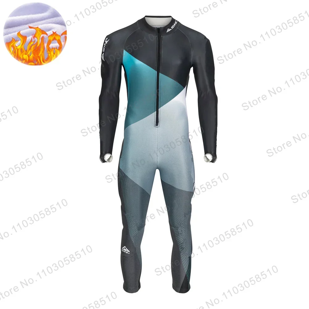 2025 masculino desempenho gs terno de corrida inverno flange macacões uma peça ternos de esqui snowboard macacão esporte não-acolchoado