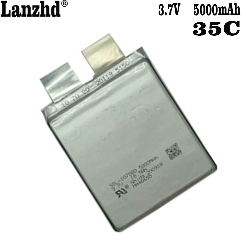 1-20pcs 3.7V Batteries 107080 117080 35C 70C Battery For Starting power supply automobile igniter Model car model airplane