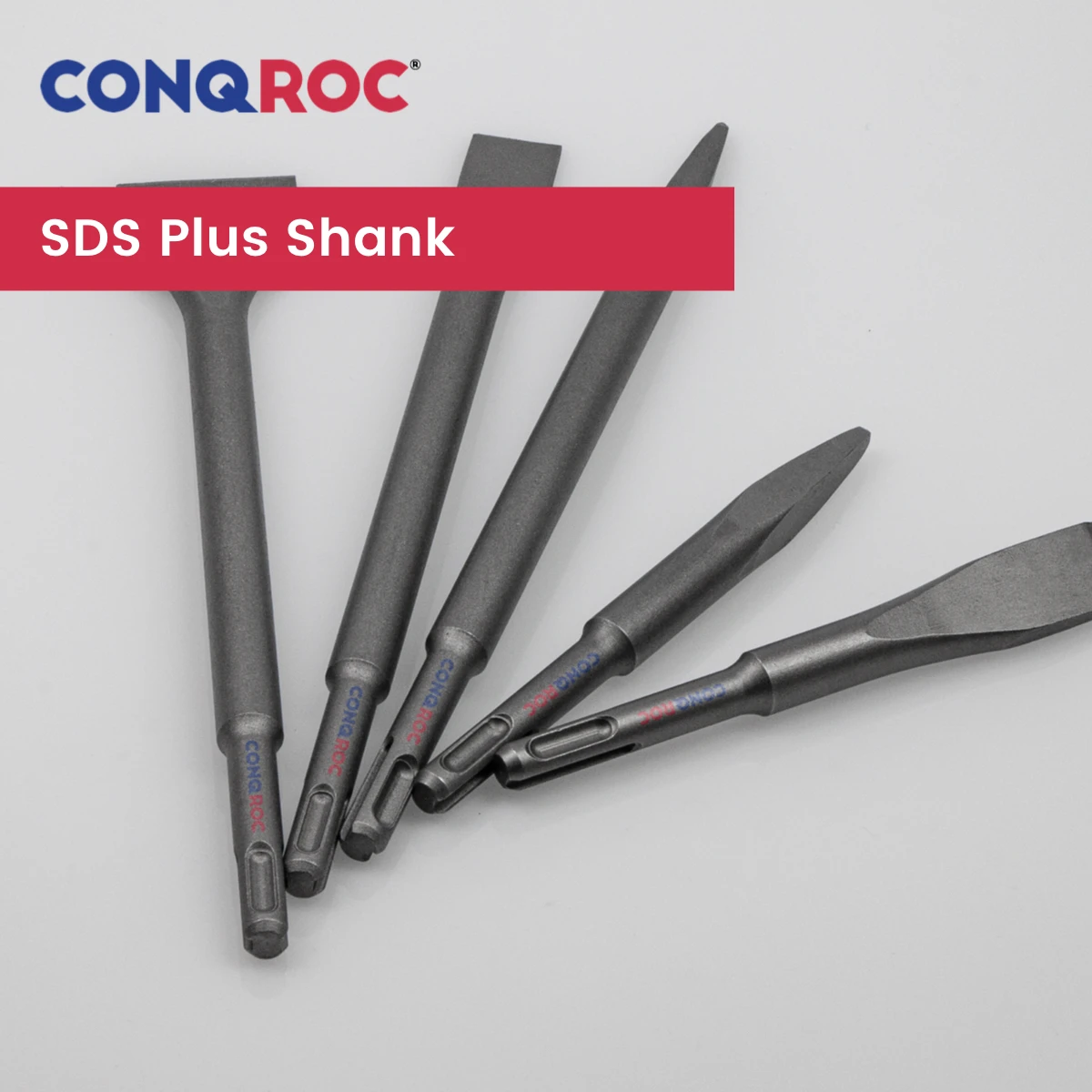 Набор долот SDS Plus Shank 45. #   Углеродистая сталь 5-разного типа для электрического молотка
