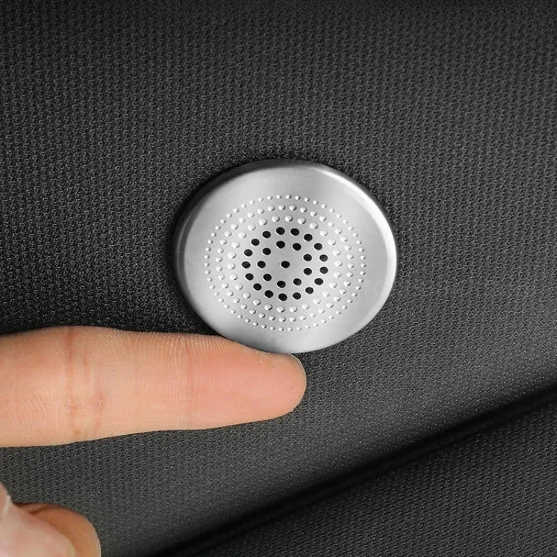 For BYD Tang DMi/EV Roof Speaker Cover Audio Metal Frame Interior Decoration Upgrade Protective Cover Auto Refit Accessories