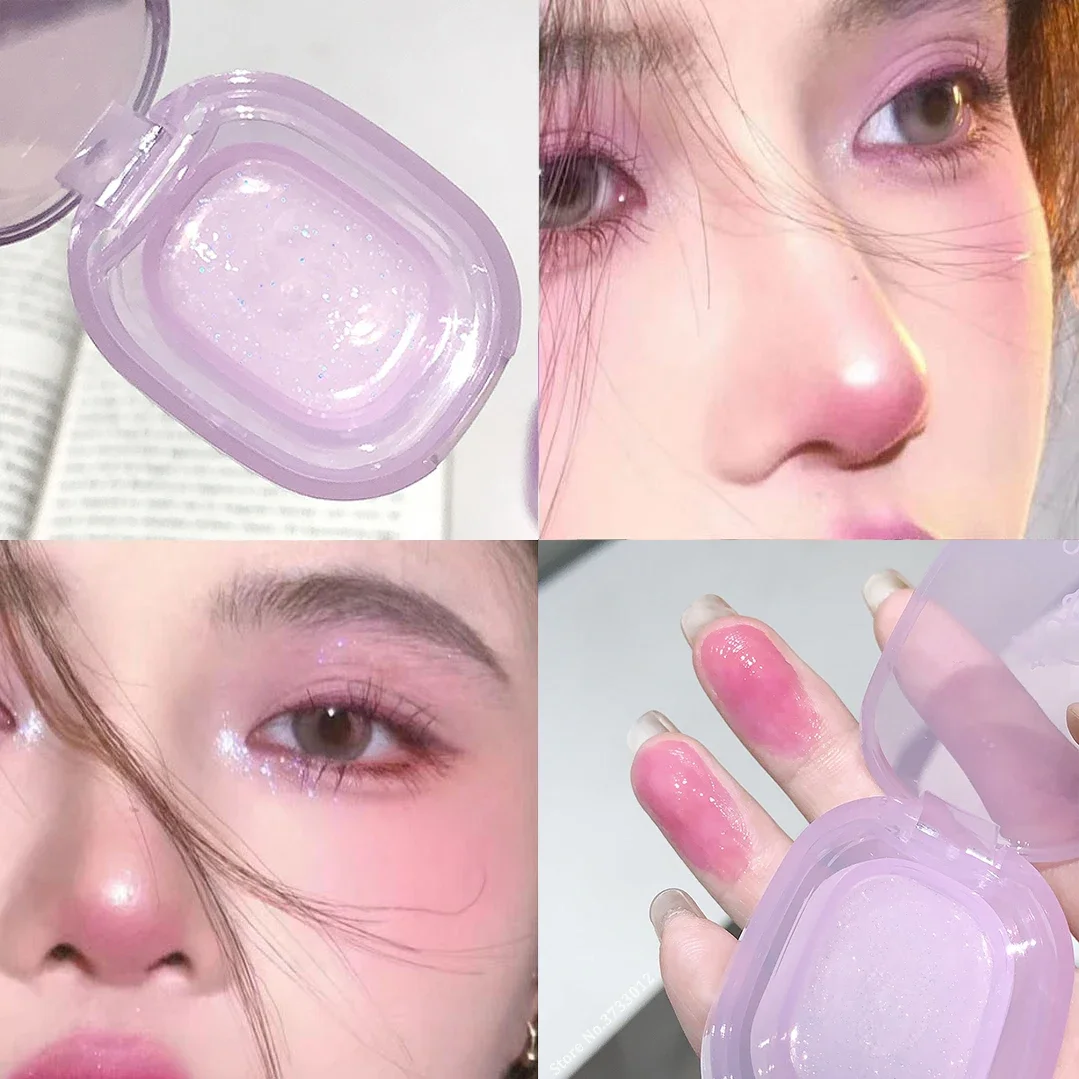 Colorete hidratante para labios, colorete brillante de larga duración, cambio de temperatura Natural