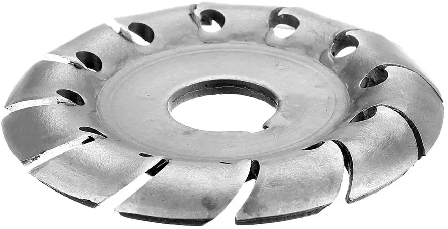 65mm Wood Shaping Disc Wood Carving Disc 16mm Bore 12 Teeth Extreme Shaping Disc for 100mm Angle Grinder Woodworking Tool