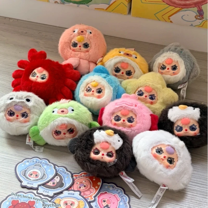 

New Genuine Baby Three Ocean Series 2rd Blind Box Lovely Fun Vinyl Plush Collection Mystery Box Decor Girl Customized Toy Gift