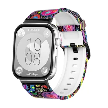 화웨이 워치 핏 3 스트랩 보호 케이스, 실리콘 시계 밴드, 화웨이 핏 3 스크린 보호대 