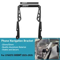 Para CFMOTO 800MT MT800 2023 2024 2025 motocicleta 22MM 12MM soporte de navegación para teléfono móvil soporte de montaje GPS soporte