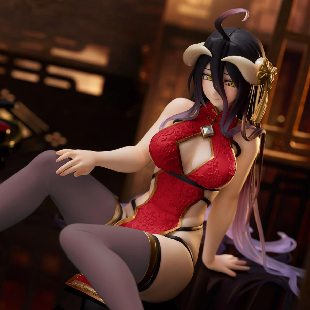 

100%original in Stock Taito Overlord - Albedo China Dress Ver.anime Figure Action Figure Model Decoration Gifts Toys Kawaii