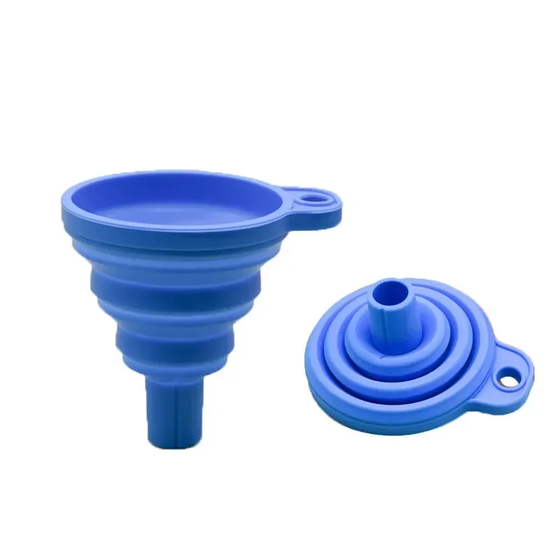 

Universal Silicone Engine Funnel - Portable and Foldable Tool for Easy Washer Fluid and Engine Oil Changes Car Maintenance