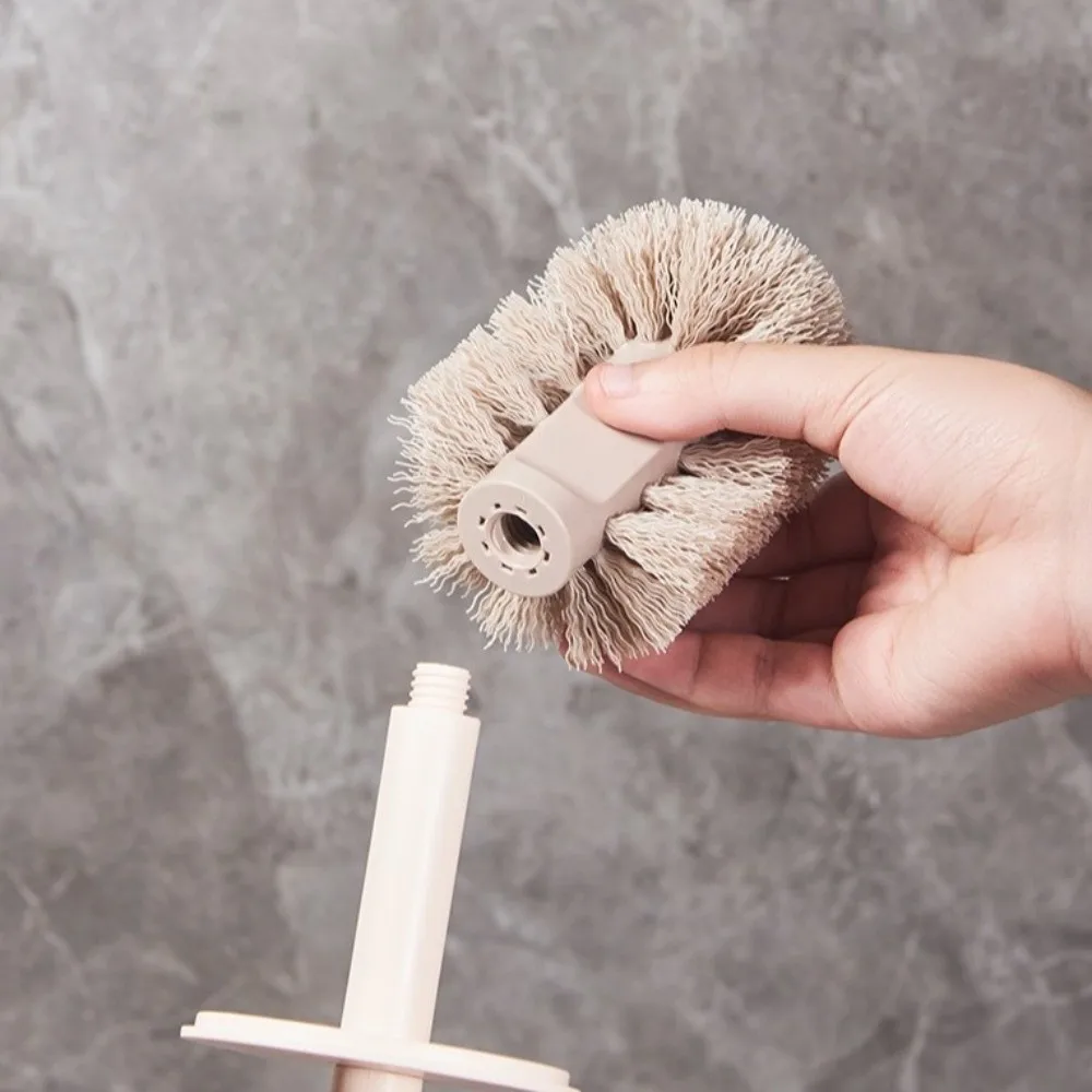 

Практичная щетка для унитаза с длинной ручкой, пластиковая щетка без мертвых углов, щетка для туалета, съемная насадка для щетки, скребок для унитаза, туалетная комната