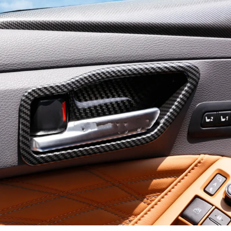 

Car Styling Cover Stick Trim Door Inner Handle Bowl Frame Lamp 4pcs For Toyota Avalon XX50 2019 2020 2021
