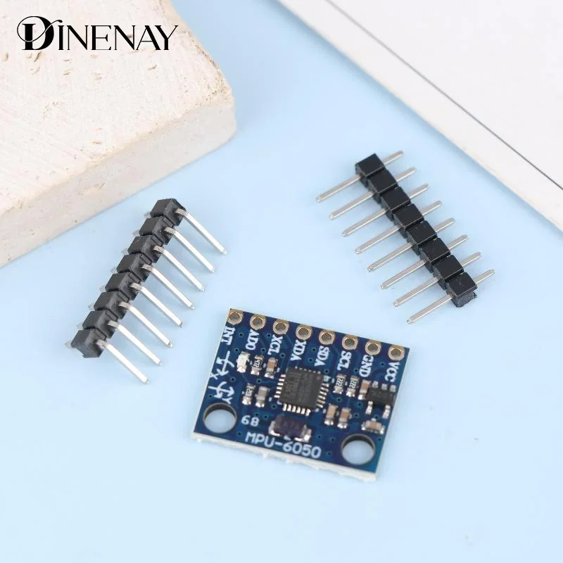 Picture 6: 1Set GY-521 MPU-6050 MPU6050 3 Axis Analog Gyroscope Sensors + Accelerometer Module For ATmega328P With Pins 3-5V DC Moudle