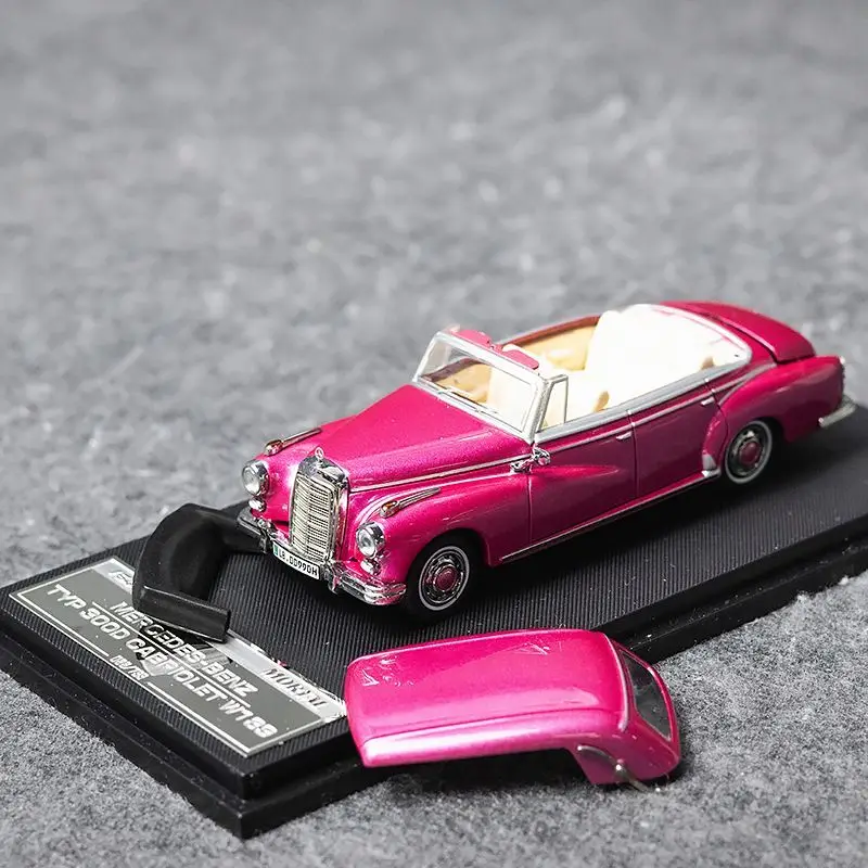Mortal 1/64 300D Convertible alliage véhicule à moteur jouet moulé sous pression en métal modèle Collection garçon cadeau de noël