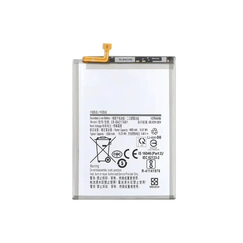 YKaiserin 5000mAh Replacement Battery EB-BA217ABY For Samsung Galaxy A21s SM-A217F/DS SM-A217M/DS SM-A217F/DSN