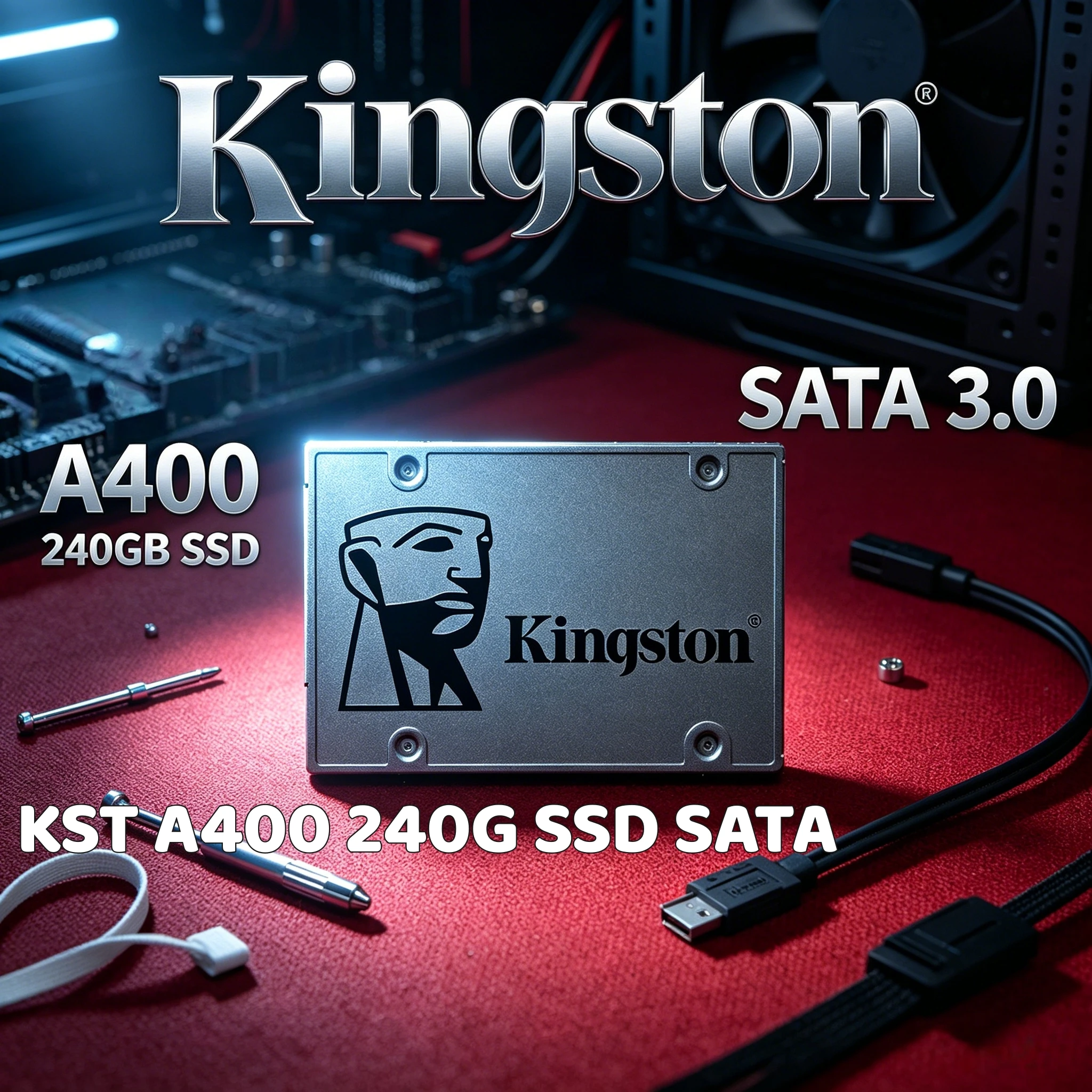 Kingston A400 SATA III Internal SSD: 2.5 Inch Solid State Drive 120GB-960GB Options Ideal HDD Replacement for Laptops & Desktops