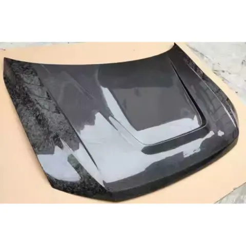 폭스바겐 VW 티구안 L 2017-2024 용 탄소 섬유 엔진 커버 후드, 개조 라이트 무게추 보넷 바디 키트, 자동차 액세서리