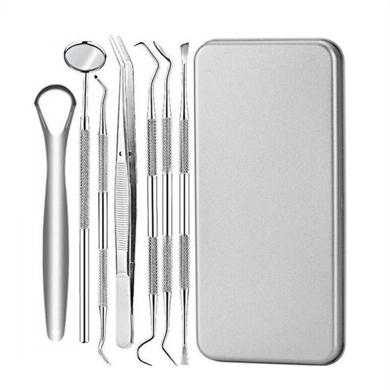 7 in 1 Dental Tools, Dental Pick, Plaque Remover for Teeth, Teeth Cleaning Kit Tartar Remover, Dental Hygiene Cleaning Kit