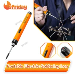 Portable 5V USB Electric Soldering Iron 800mAh 450 ℃ Mini Soldering Iron Charging Electric Soldering Iron Welding Repair Tools