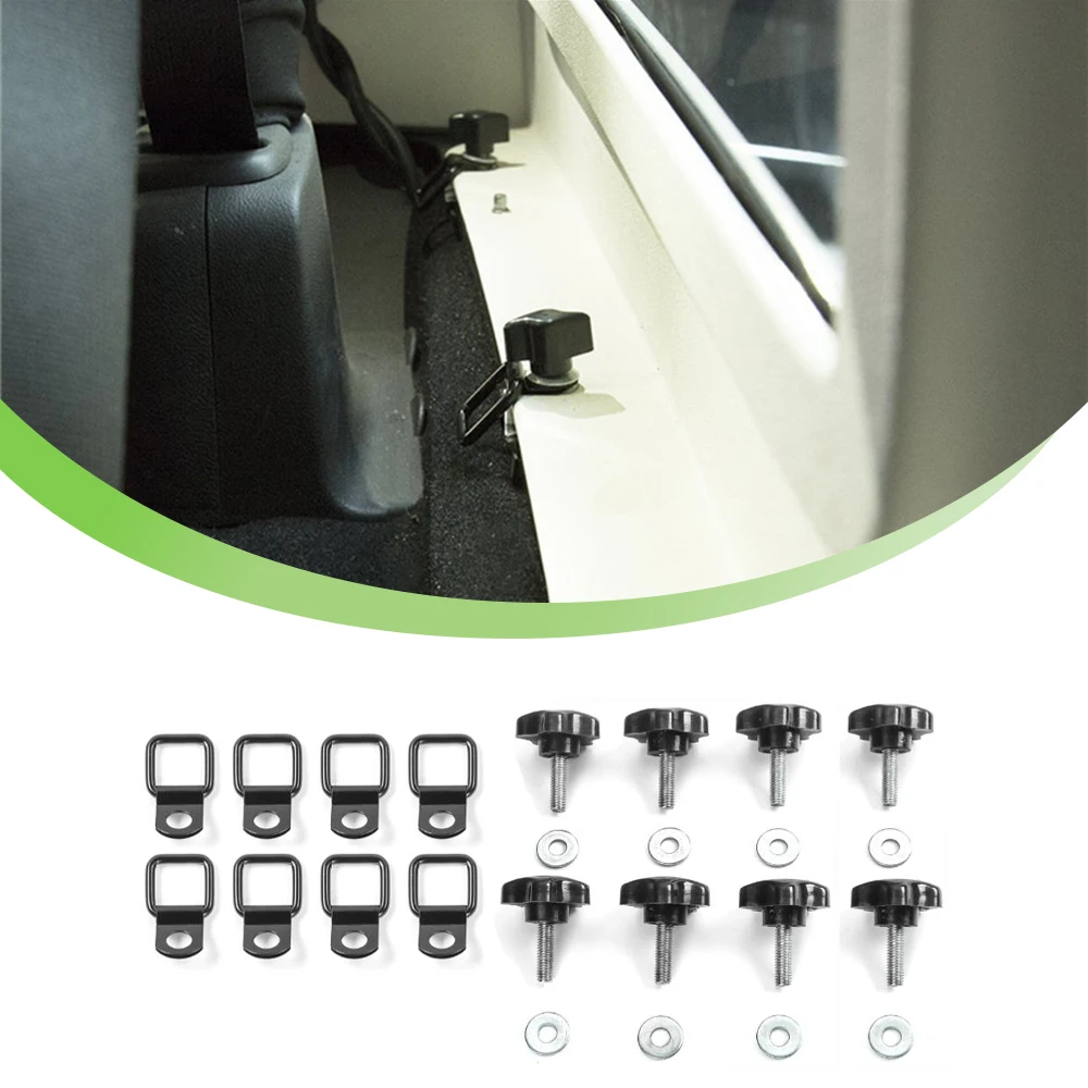 

Hardtop Screws Nut With Pull Buckle Kit Tie Down D Rings Anchors for Jeep Wrangler JK JL Gladiator JT 2007-2023 Car Accessories