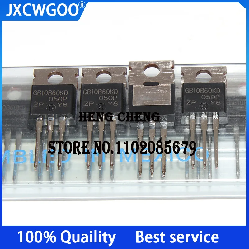 10PCS 100%New Original IRGB10B60KDPBF GB10B60KD TO-220