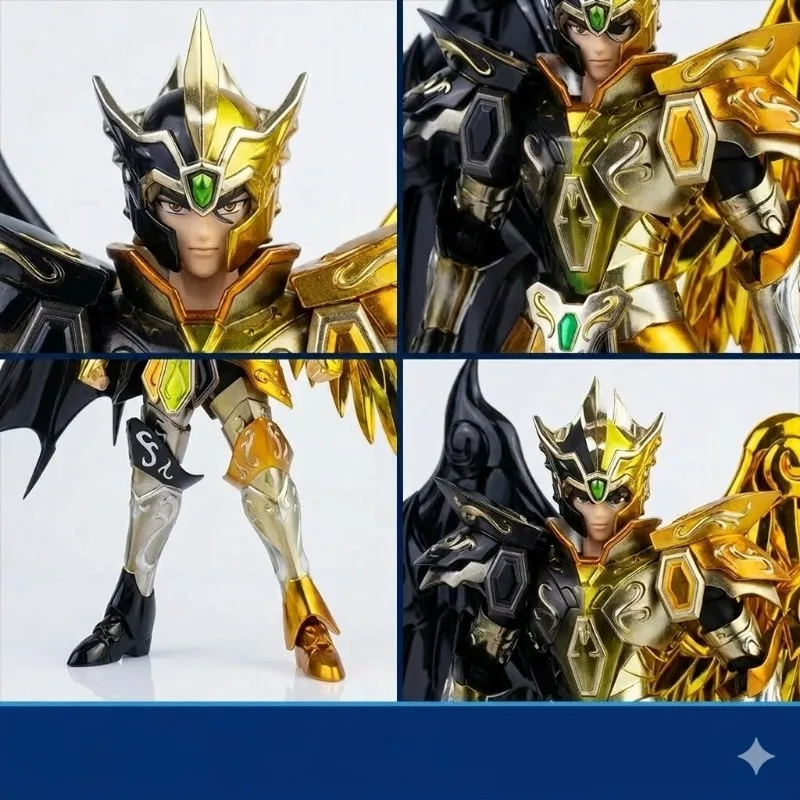 

【Ready Stock】 Saint Seiya GT Yin Yang God Gemini Saga Soul Of Gold Myth Cloth EX Diecast Metal Armor Action Figure Collection