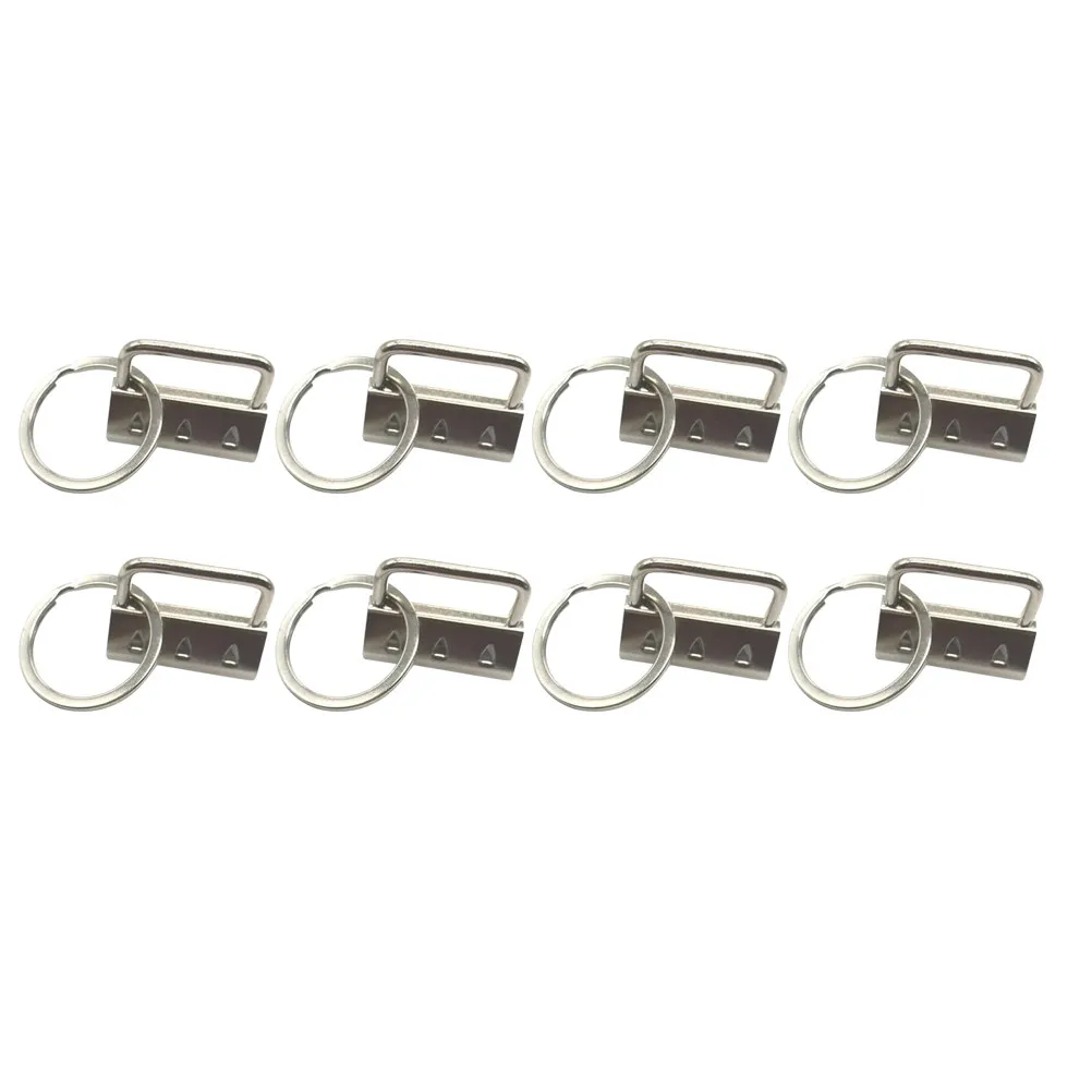 50 piezas de clips metálicos de 32 mm a prueba de óxido para llaveros, sujetadores fuertes para pulseras, cordones, correas y cintas hechas a mano.