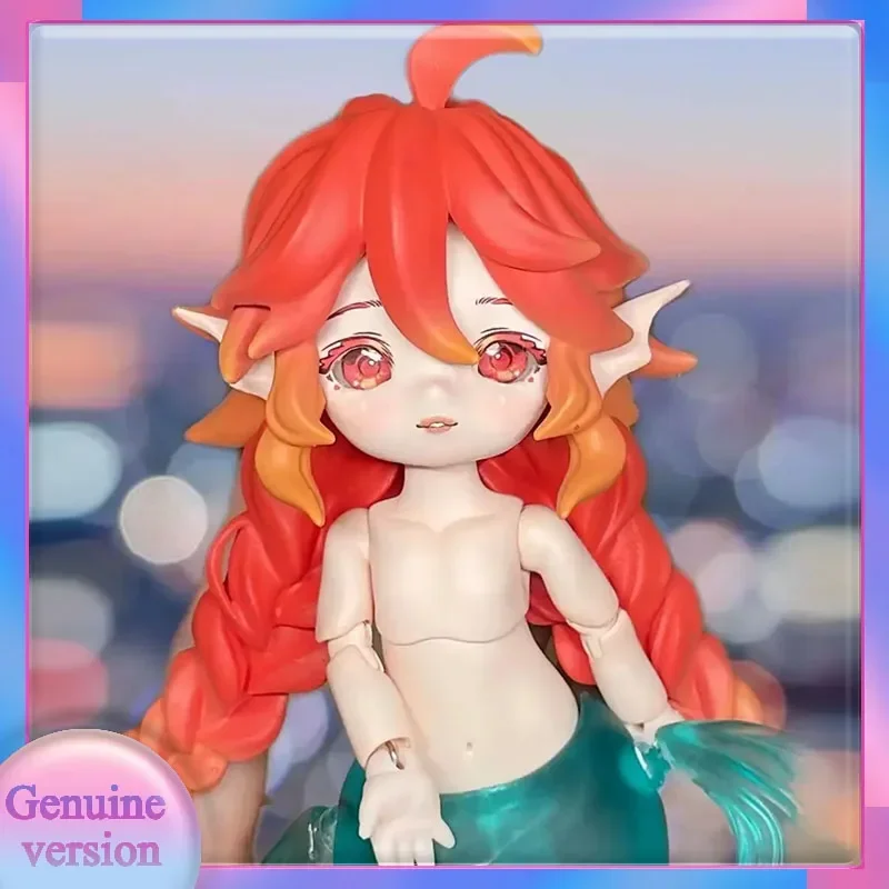 Kawaii Mermaid Chu Chu Series 1/12 Bjd Doll Anime Action Peripheral Figure Girl Desk Decor Surprise Gifts Birthday Toy For Child