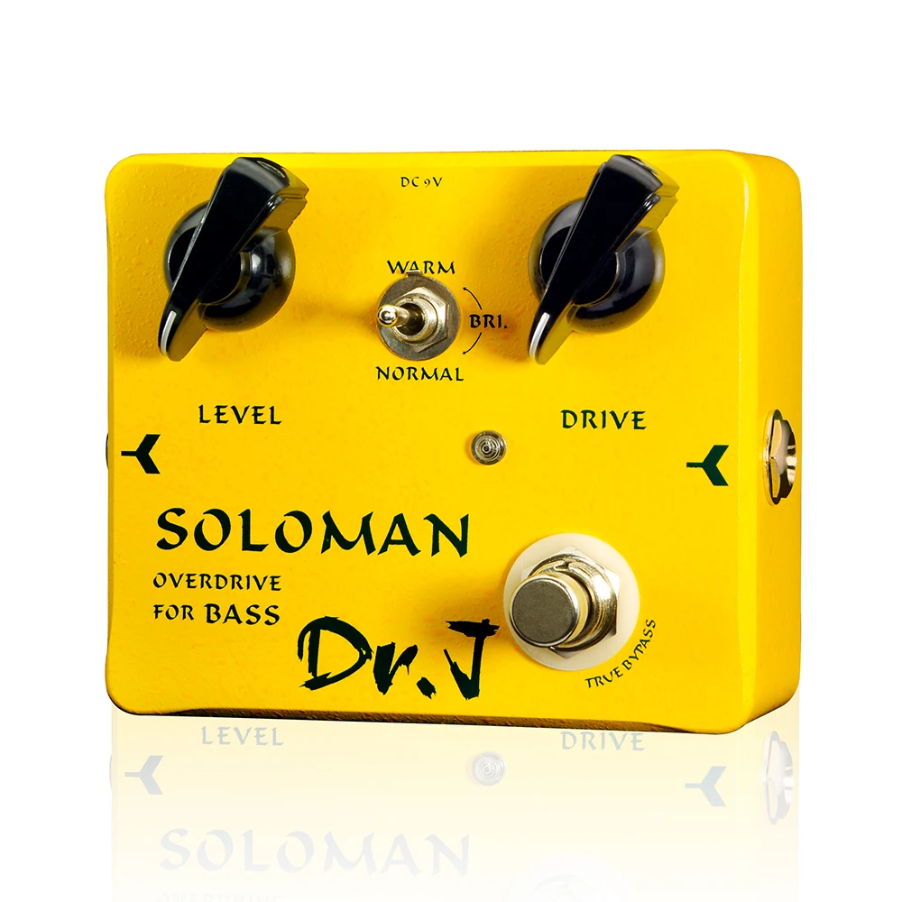 

Педаль для бас-гитары JOYO D52 SOLOMAN Overdrive, педаль для создания эффектов от рок до металла, для современного бас-проигрывателя Solo