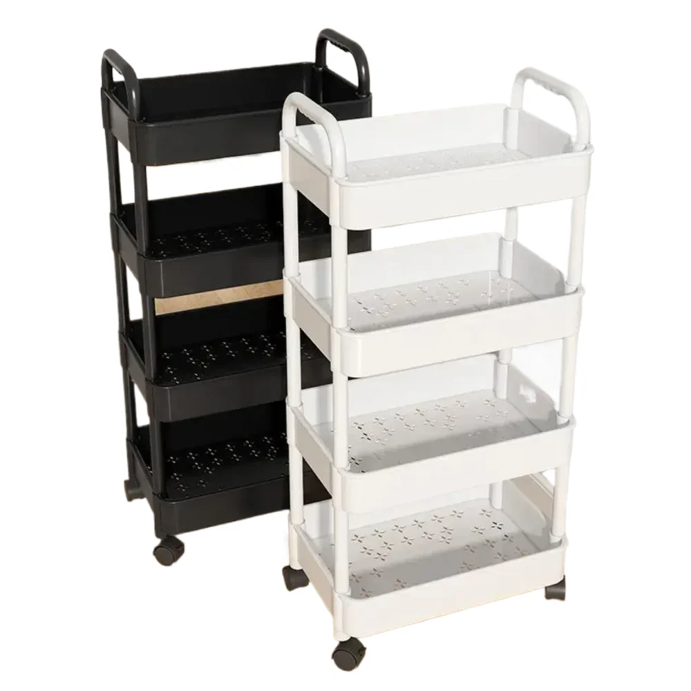 

Multi-functional storage shelf, kitchen, floor, bedroom, baby snack shelf, mobile bathroom shelf, bathroom storage shelf, office
