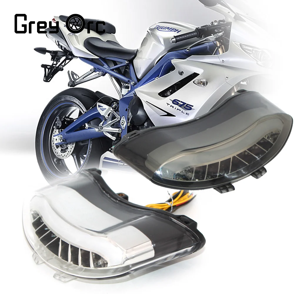 

Motorcycle LED Rear Tail Light Turn Brake Light Integration For Triumph Daytona 675 2005-2010 Speed Triple/R 2008-2010