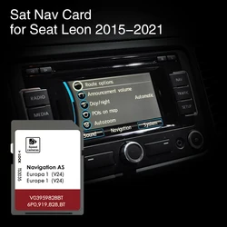 for Seat Leon Navi System 2015-2021 Navigation SD Memory Card Map EUROPE Germany 32GB
